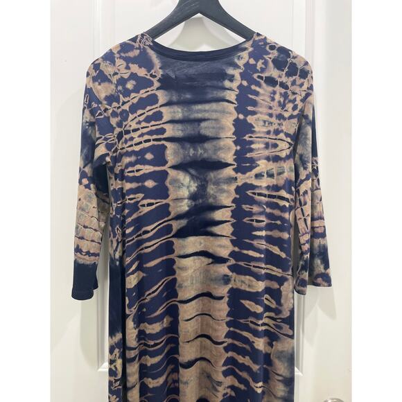 Raquel Allegra Drama Maxi Dress- Navy Storm Sz 0 US Small - Picture 13 of 16